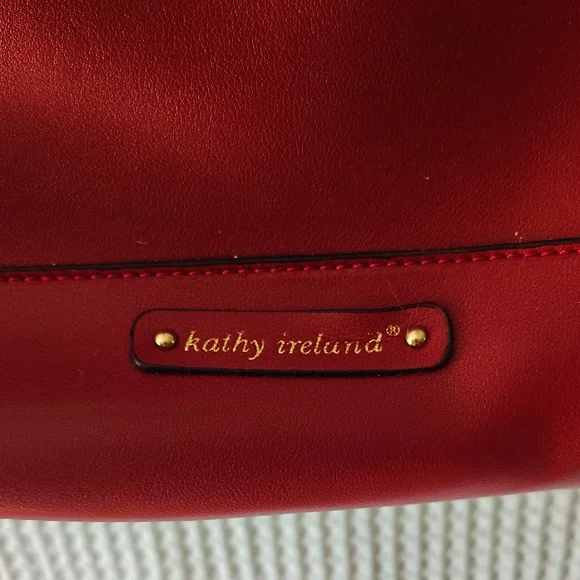 Vintage Kathy Ireland Burgundy Shoulder Bag NWT - Picture 2 of 13